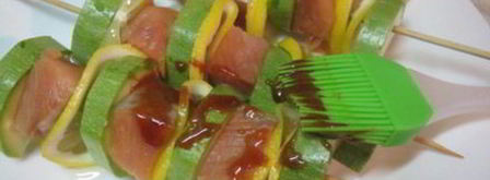 рыбные шашлычки с овощами. Шаг 8