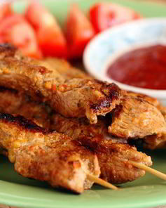 Шашлычки из индейки в имбирном маринаде