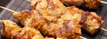 шашлычки из индейки в имбирном маринаде. Шаг 7