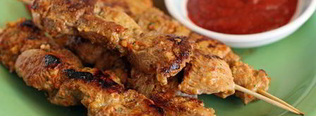 шашлычки из индейки в имбирном маринаде. Шаг 8