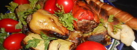 шашлык из фаршированных овощей. Шаг 4