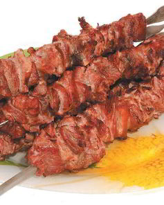 Шашлык из говядины с уксусом