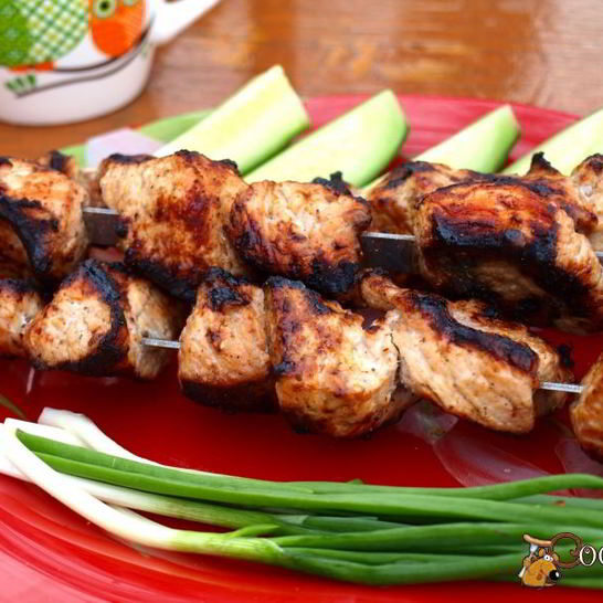 Рецепт шашлыка из индейки маринованной в малиновом уксусе