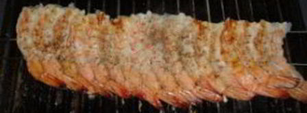 шашлык из креветок на шпажках. Шаг 5