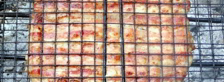 шашлык из куриной грудки в беконе. Шаг 14