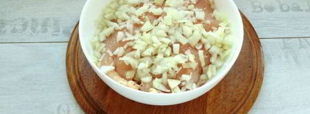 шашлык из куриной грудки в беконе. Шаг 8