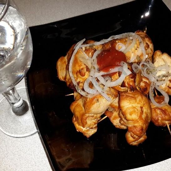 Рецепт шашлыка из куриной грудки в духовке