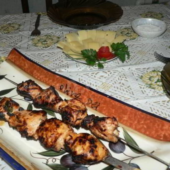 Рецепт шашлыка из куриной грудки