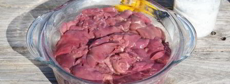 шашлык из куриной печени. Шаг 4