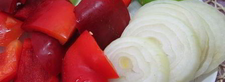 шашлык из курицы с овощами. Шаг 6