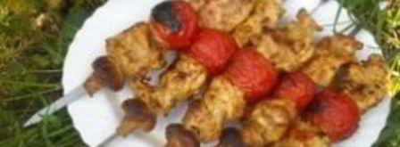 шашлык из курицы в майонезе. Шаг 6