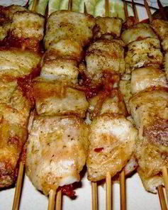 Шашлык из осетрины