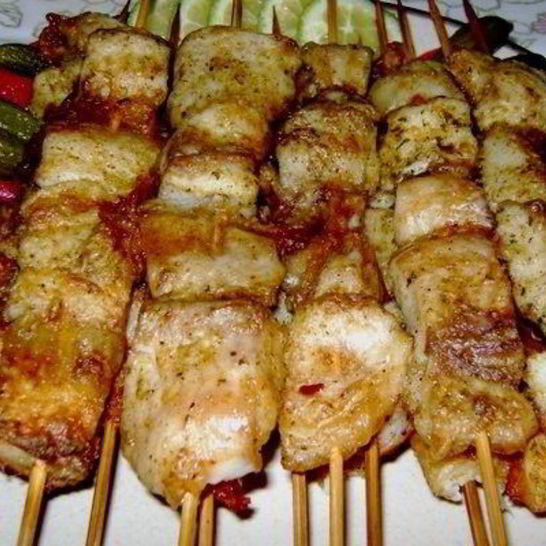 Рецепт шашлыка из осетрины