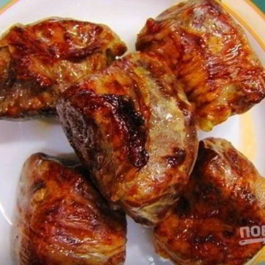 Рецепт шашлыка из печенки