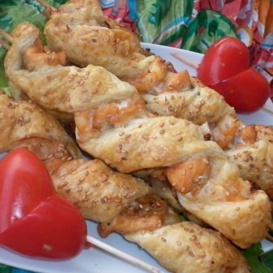 Рецепт шашлыка из рыбы в духовке