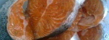 шашлык из семги на решетке. Шаг 3