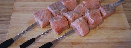 шашлык из семги. Шаг 4