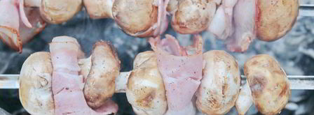 шашлык из шампиньонов. Шаг 4