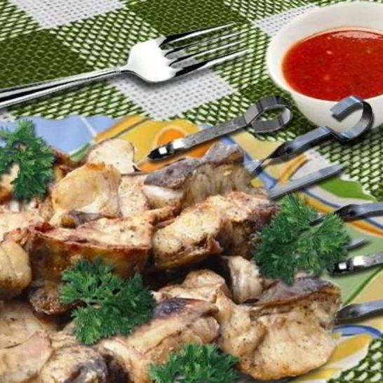 Рецепт шашлыка из сома в сладком соусе чили