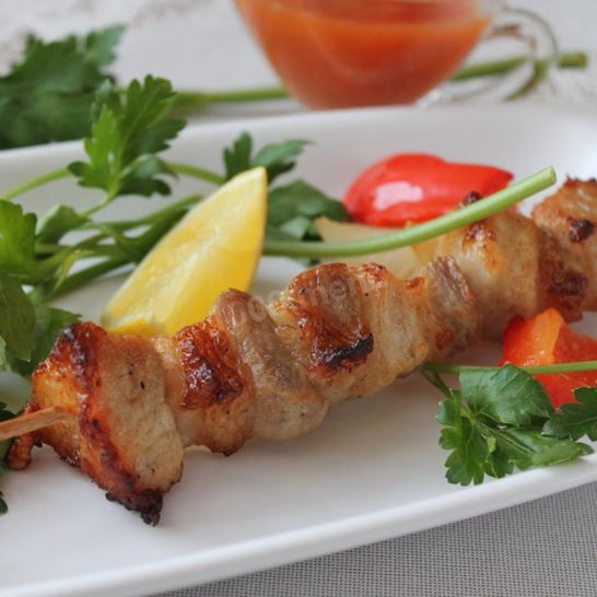 Рецепт шашлыка из свинины с лимоном и луком