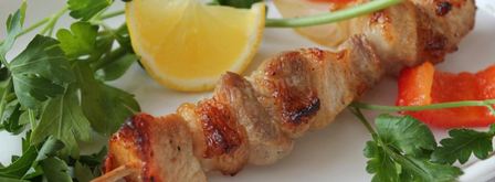 шашлык из свинины с лимоном и луком. Шаг 5