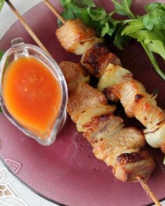 Шашлык из свинины с маринадом из лука и кефира