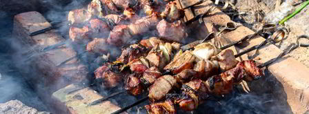 шашлык из свинины с уксусом и луком. Шаг 5