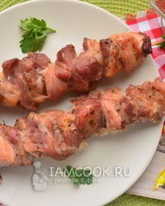 Шашлык из свинины в фольге в духовке