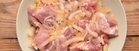 шашлык из свинины в фольге в духовке. Шаг 5