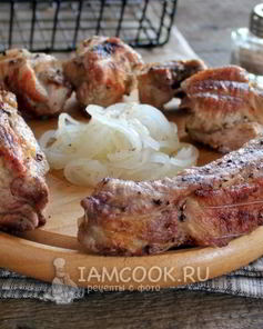 Шашлык из свиных ребрышек