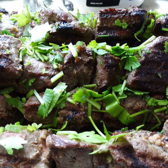 Рецепт шашлыка из телячьей печени с коньяком