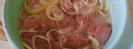 шашлык из телятины на газированной воде. Шаг 4