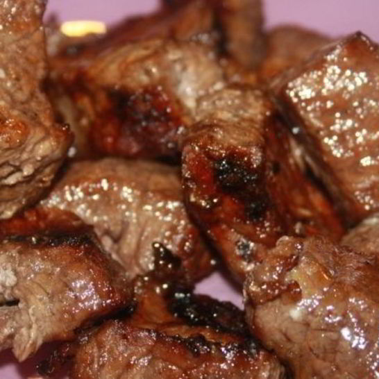 Рецепт шашлыка из телятины с соевым соусом