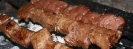 шашлык из телятины с соевым соусом. Шаг 3