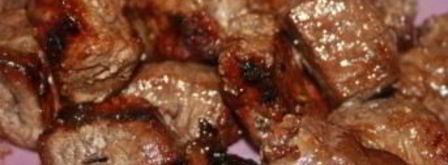 шашлык из телятины с соевым соусом. Шаг 4