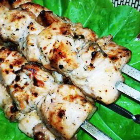 Рецепт шашлыка в апельсиново-абрикосовой глазури