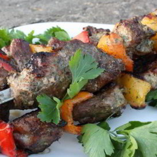 Рецепт шашлыка в мятно-йогуртовом маринаде
