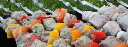 шашлык в мятно-йогуртовом маринаде. Шаг 4