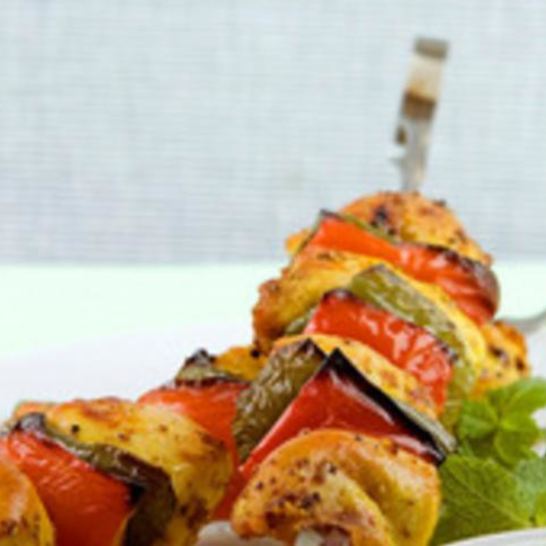 Рецепт шашлыков из курицы с карри-майонезом