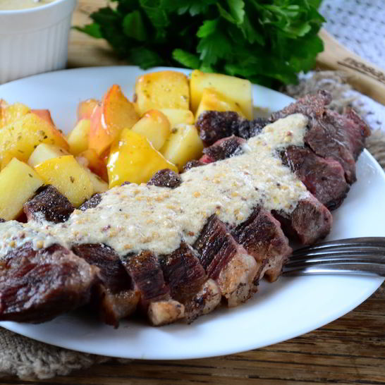 Рецепт французского перченого стейка