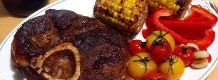 говяжий стейк с гарниром из овощей. Шаг 6