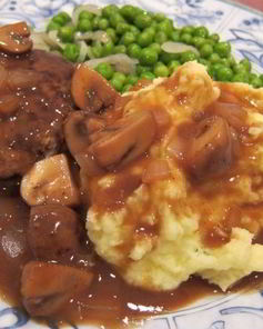 Грибной стейк Салисбури