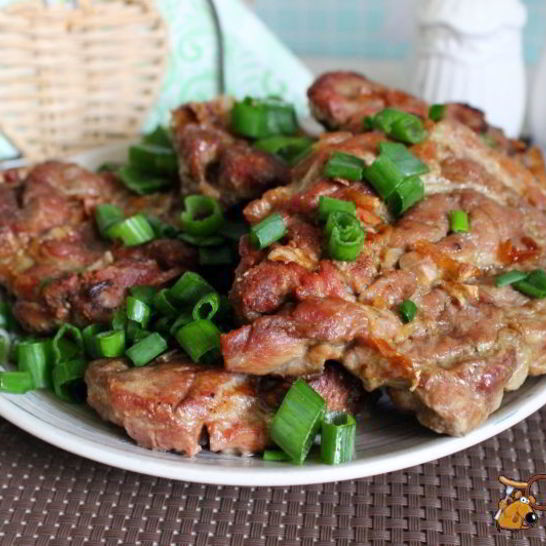 Рецепт сочных свиных стейков