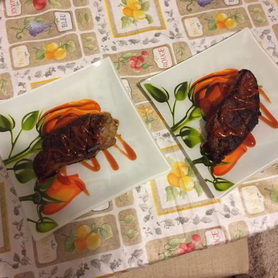 Рецепт стейка из говядины на двоих