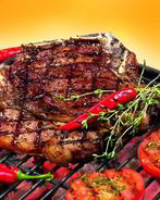 Стейк из говядины на гриле