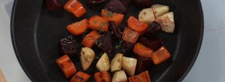 стейк из говядины с печеными корнеплодами. Шаг 7