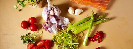 стейк из лосося с овощами. Шаг 2