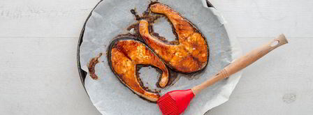 стейк из семги в глазури терияки. Шаг 5