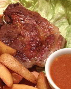 Стейк из свиной шейки