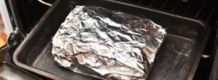 стейк лосося в фольге. Шаг 4